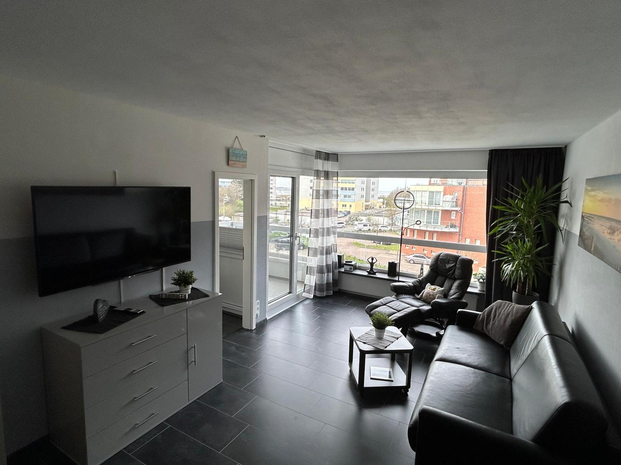 Frische Brise Ferienwohnung Mit Meerblick Cuxhaven Eksteriør billede