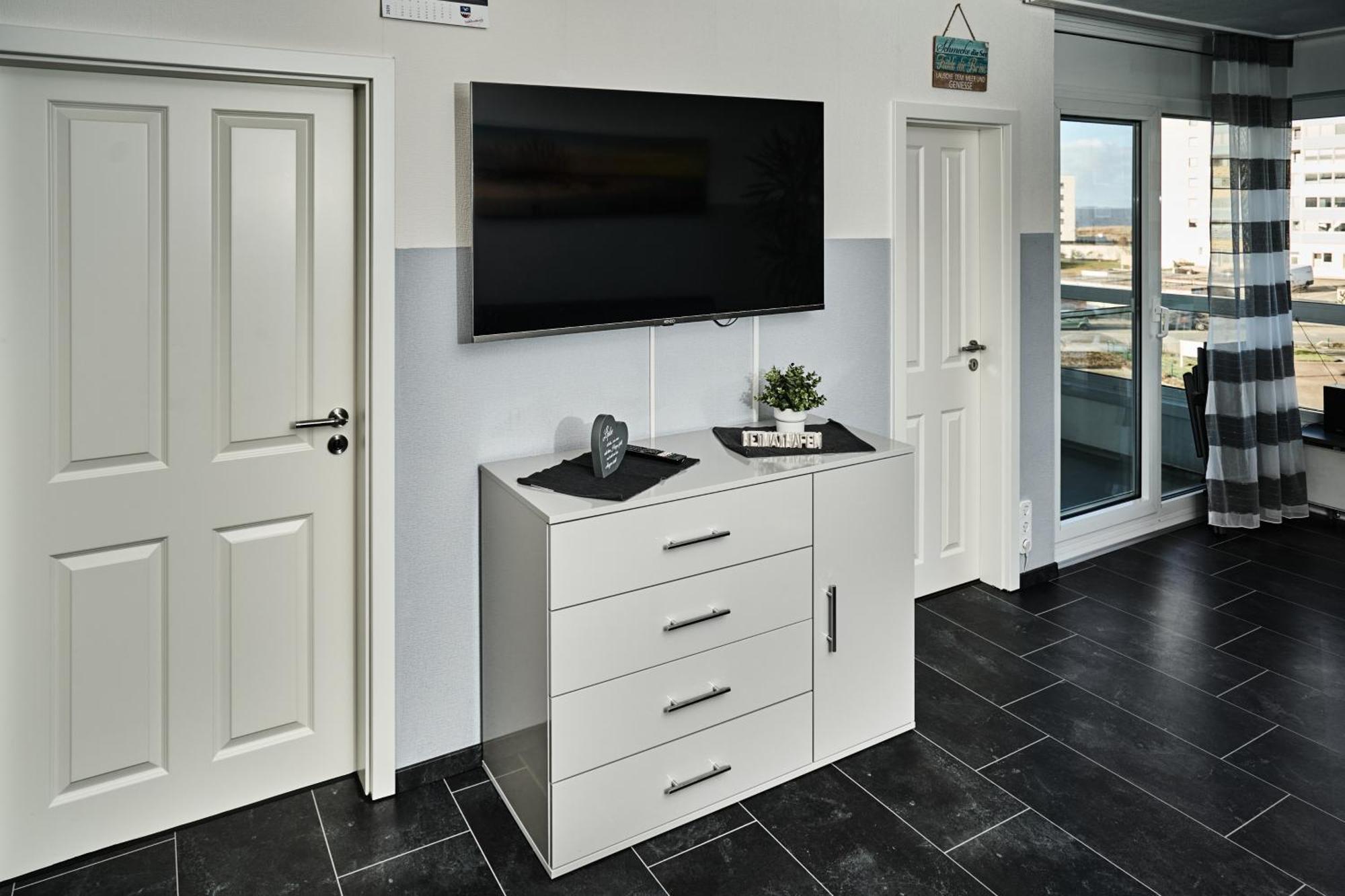 Frische Brise Ferienwohnung Mit Meerblick Cuxhaven Eksteriør billede