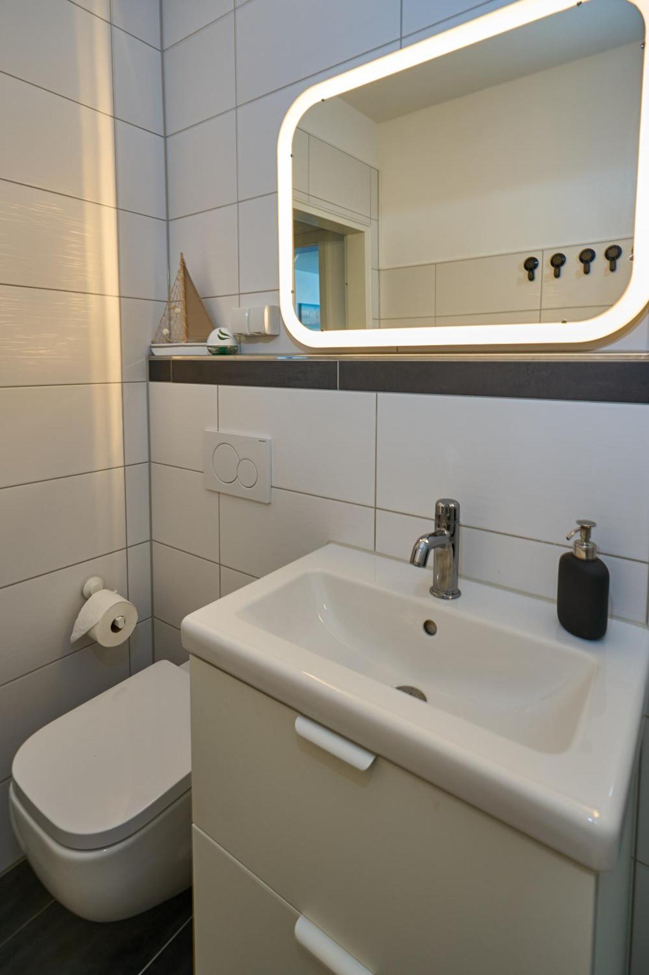 Frische Brise Ferienwohnung Mit Meerblick Cuxhaven Eksteriør billede