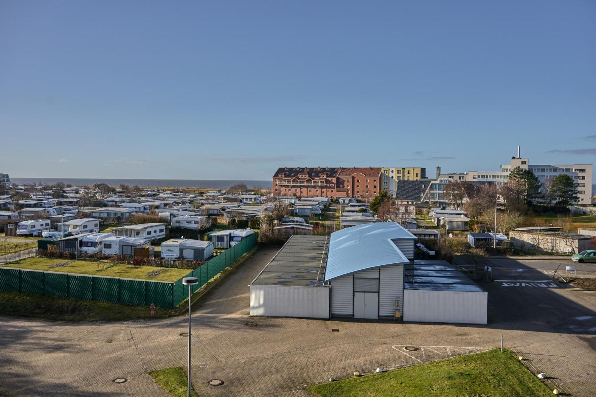 Frische Brise Ferienwohnung Mit Meerblick Cuxhaven Eksteriør billede